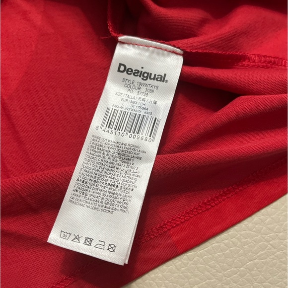 Desigual Adult Short Sleeve T Shirt “New York” - Made in Portugal-Men L/Women XL - Picture 7 of 9